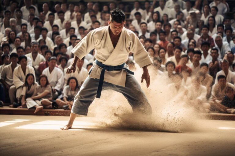 Powalenie przeciwnika w judo